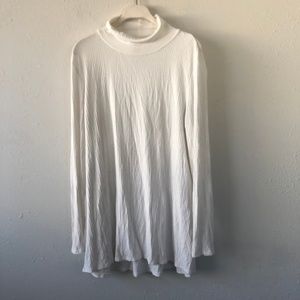 🔥Faded Glory White Turtle Neck Long Sleeve